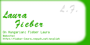 laura fieber business card